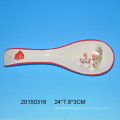 Ceramic spoon rest with monkey disign for kitchen decro